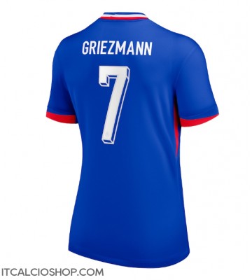 Francia Antoine Griezmann #7 Prima Maglia Femmina Europei 2024 Manica Corta